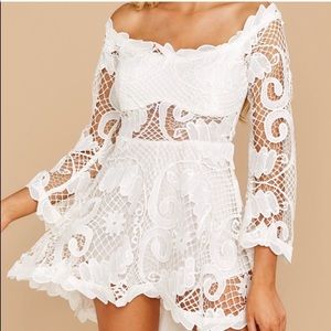 Red Dress Boutique lace romper